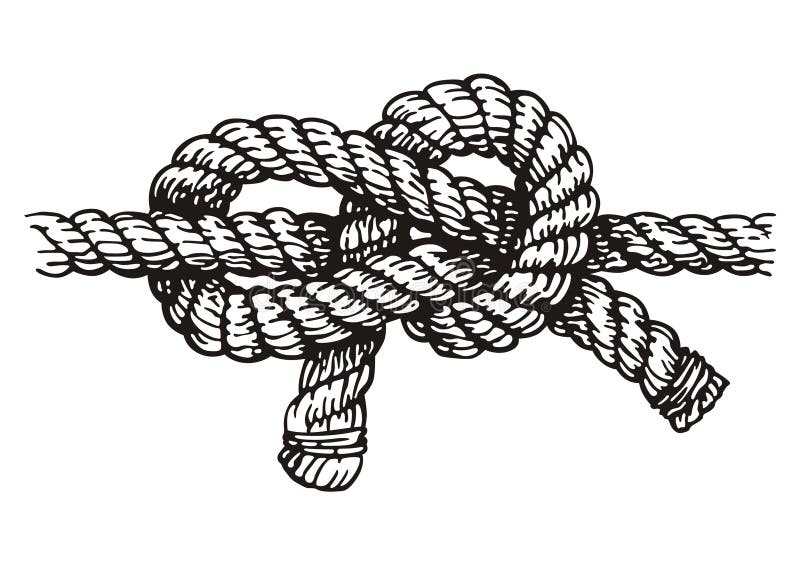 Rope stock vector. Illustration of problem, remote, black - 18327008