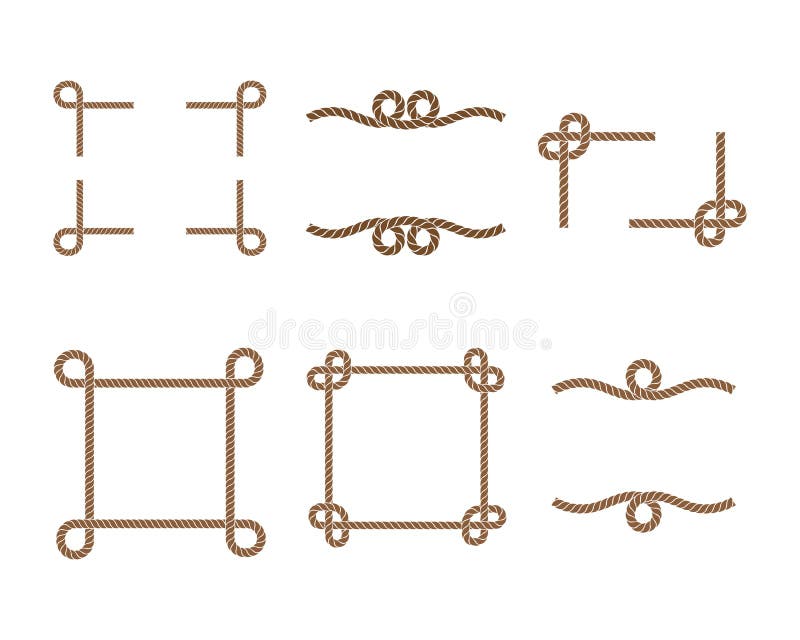 rope frame vector