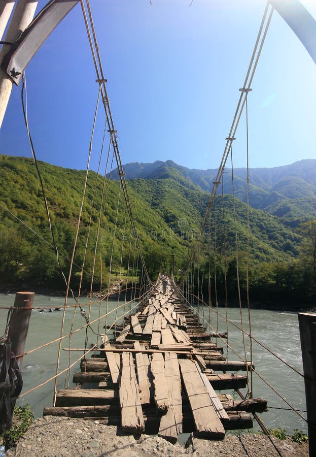 The rope bridge