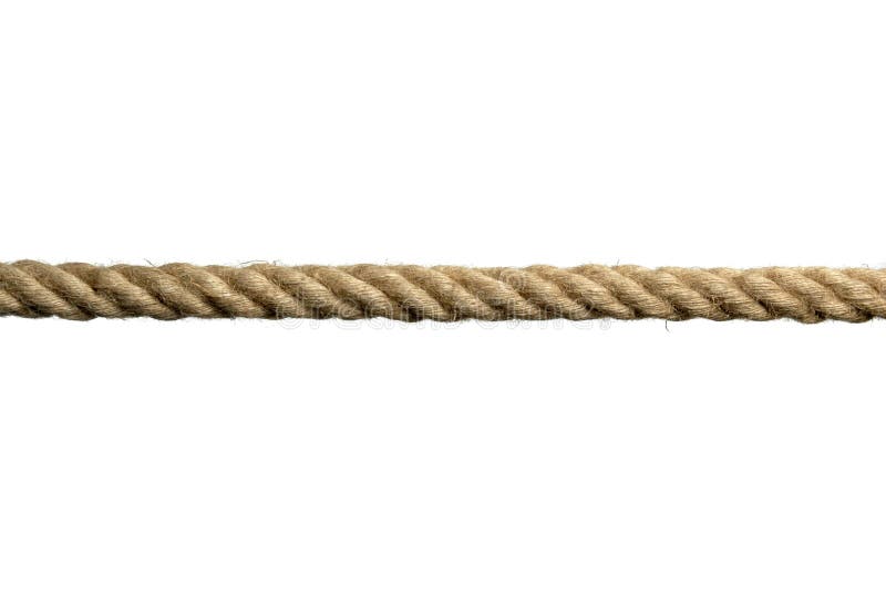 Rope isolated stock image. Image of rope, twisted, beige - 10738235