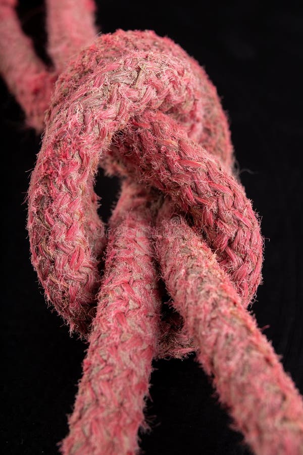 Nautical Knot Loop. Weave a Thick Rope Stock Image Image of double