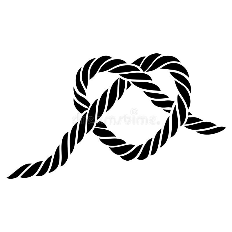 Rope Knot Vector, Hand Drawn, Vector, Eps, Logo, Icon, Crafteroks