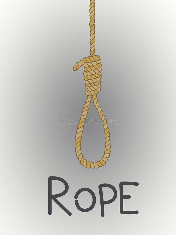 Drawing Rope Noose Hanging Stock Illustrations – 93 Drawing Rope