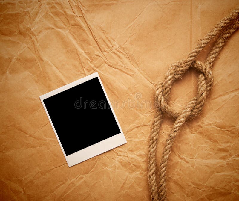 Rope and old photo