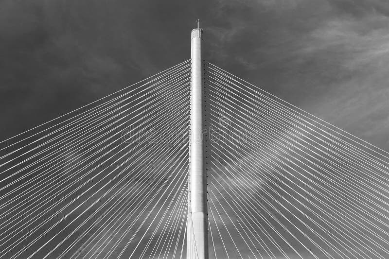 Details of Suspension Bridge Stock Photo Image of bridge, modern