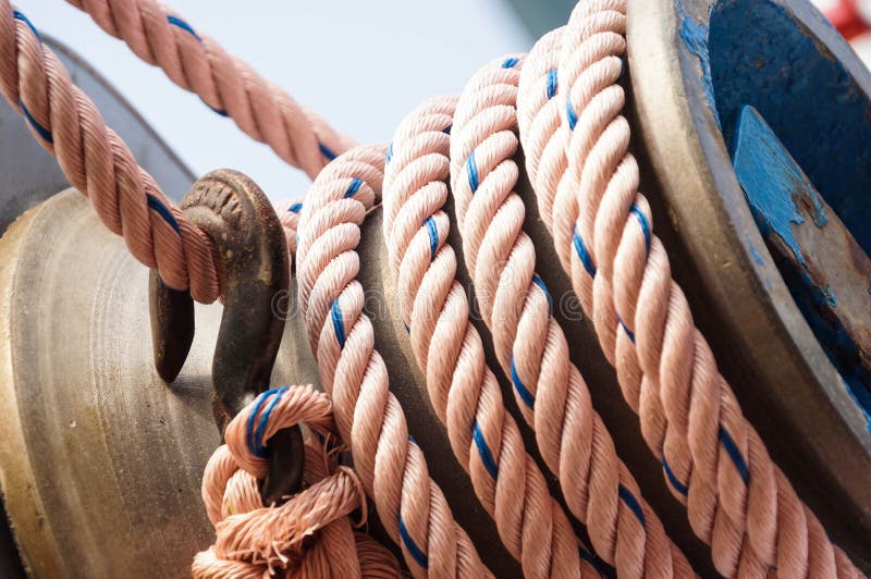 Rope on ship