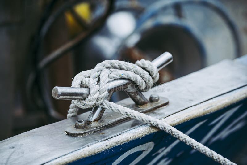 Ropes on a boat stock photo. Image of sailing, ocean - 199033178