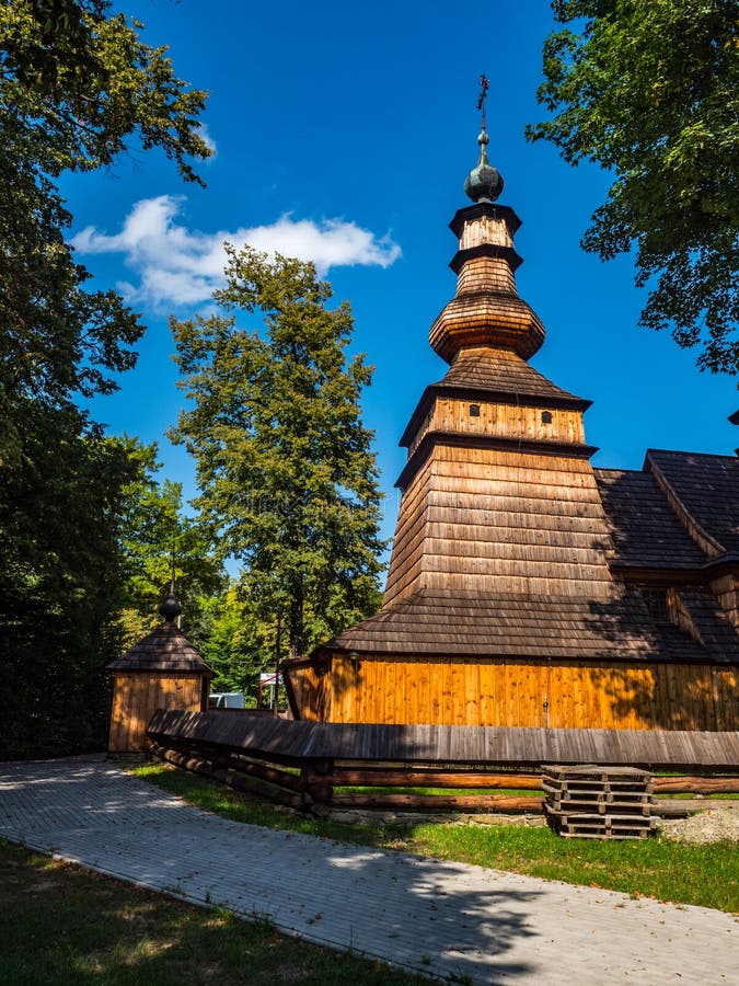  , poľsko 22, 2018 kostol michal archanjel.