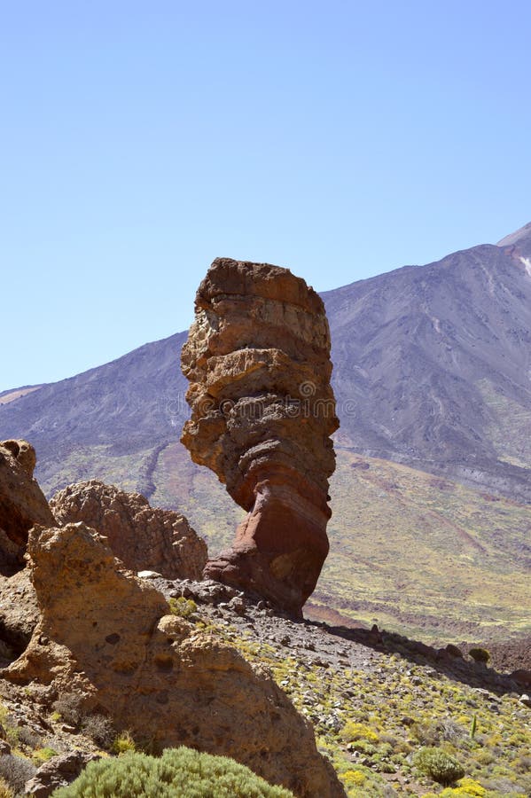 Roque Cinchado in Mount Teide National Park Tenerife