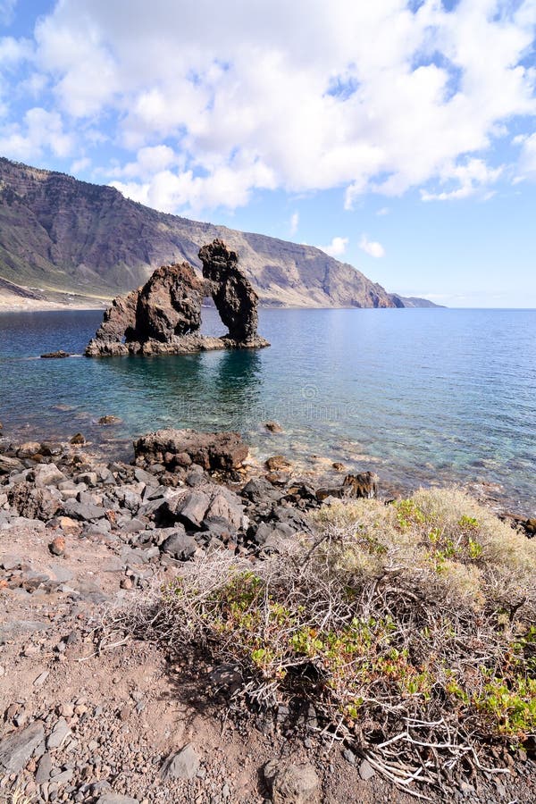 Roque De Bonanza Beach In El Hierro Stock Image Image Of Spain Ocean