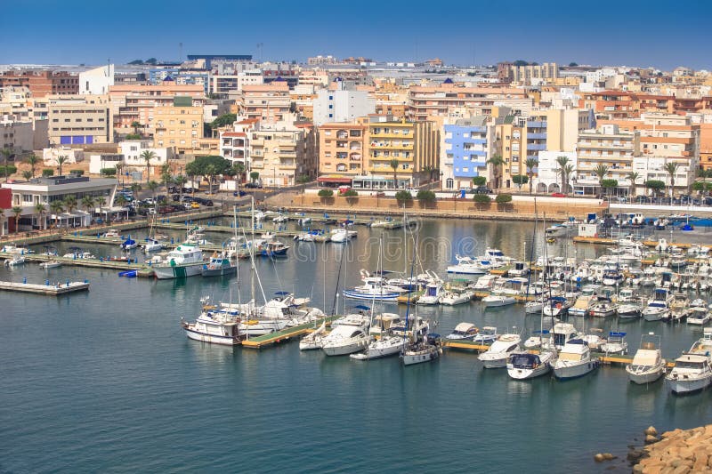 Roquetas De Mar Nautic Port, AlmerÃ­a, Spain Stock Photo Image of