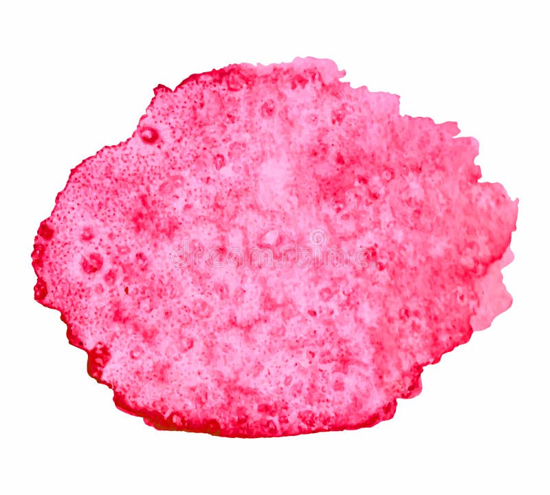 Rosa des abstrakten Aquarells helle, rote Hand gezeichnete Beschaffenheit, auf weißem Hintergrund, Vektor lizenzfreie abbildung Rosa des abstrakten Aquarells helle, rote Hand gezeichnete Beschaffenheit, auf weißem Hintergrund, Vektor lizenzfreie abbildung