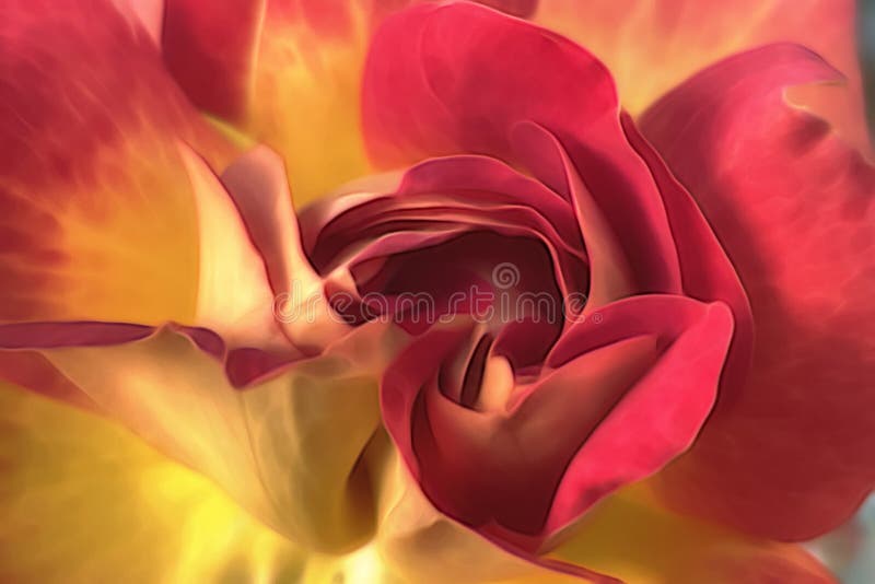 Rosa flor na natureza foto de stock