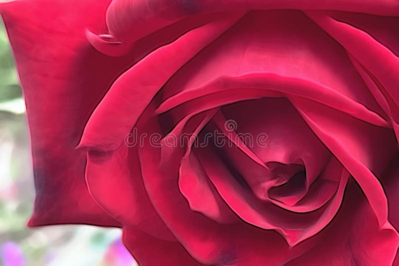 Rosa flor na natureza imagem de stock