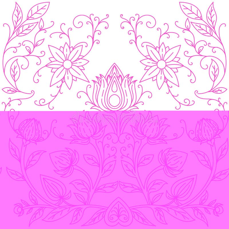 Rosa iriers för sömlös modell på vita blått-lilor en backgroundSymmetrical modell av blommor Tryck för textiler vektor royaltyfri illustrationer Rosa iriers för sömlös modell på vita blått-lilor en backgroundSymmetrical modell av blommor Tryck för textiler vektor royaltyfri illustrationer