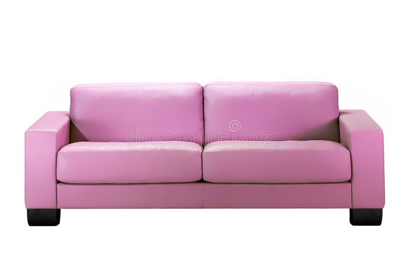 Rosafarbenes Sofa