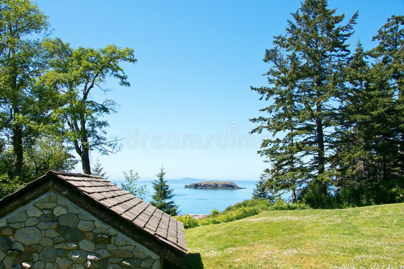Rosario Beach und Nordwestinsel lizenzfreies stockbild Rosario Beach und Nordwestinsel lizenzfreies stockbild