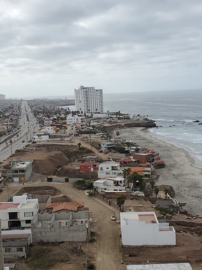 Rosarito Mexico Beach in the Morning Stock Photo Image of morning