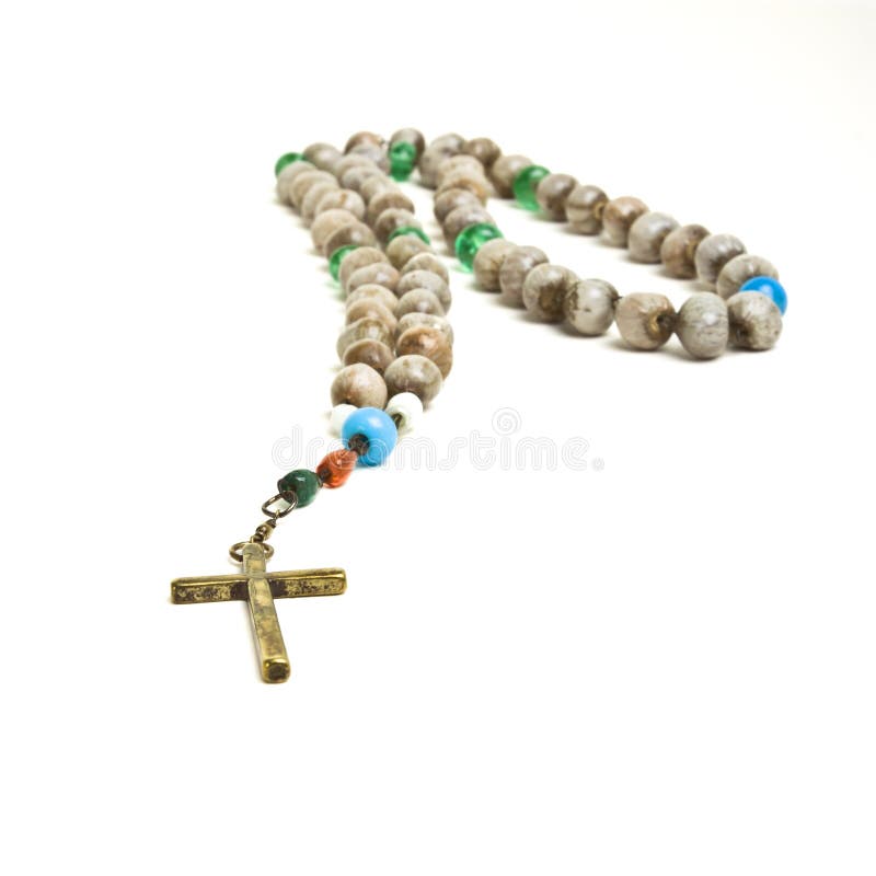 Catholic Rosary beads stock image. Image of faith, prayer 17685209