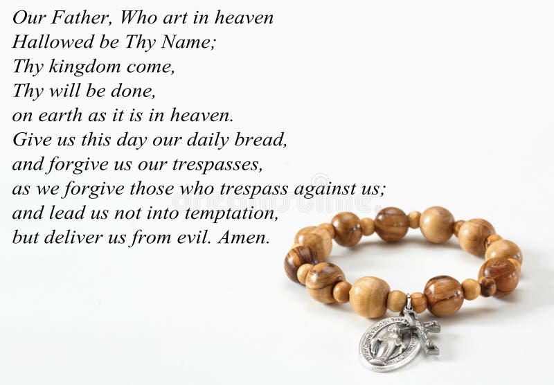 Rosary βραχιόλι ο πατέρας μας στοκ φωτογραφίες με δικαίωμα ελεύθερης χρήσης Rosary βραχιόλι ο πατέρας μας στοκ φωτογραφίες με δικαίωμα ελεύθερης χρήσης