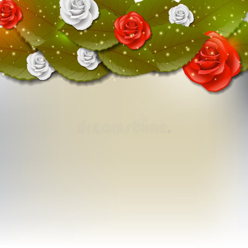 Rose background stock vector. Illustration of love, abstract 47874617