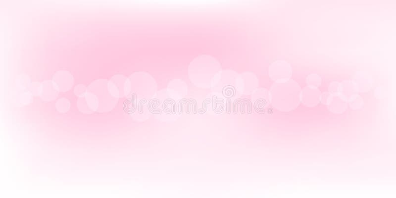 Rose bokeh mou abstrait pour le rose pastel de fond avec la luminosité lumineux rose de rougeoyant abrégé annonce de bannière de m illustration stock