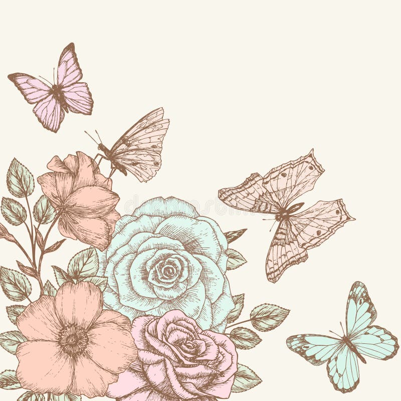 Rose and butterfly 2