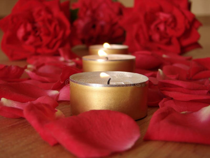 Rose and candle stock photo. Image of flower, copy, credit 2789466
