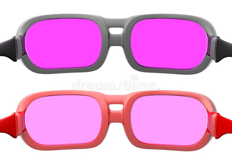 Rose Colored Glasses stock vector. Illustration of view 10853680