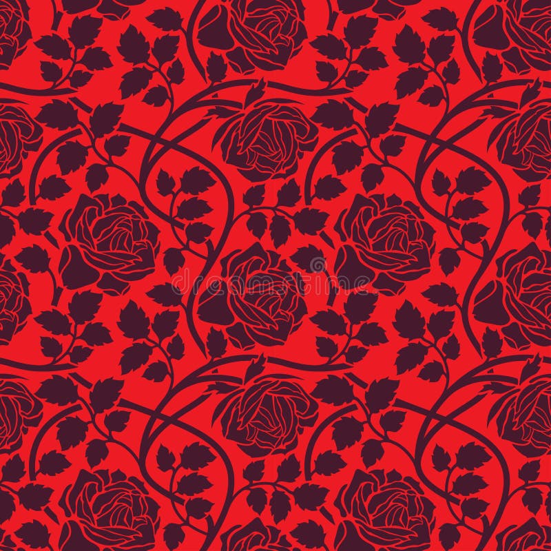 Rose flowers seamless ornament. royalty free illustration Rose flowers seamless ornament. royalty free illustration