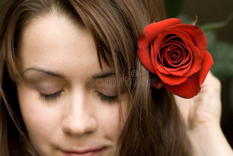 Rose Girl Picture. Image 4884474