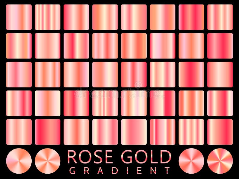 Rose Gold Background Texture Vector Icon Seamless Pattern. Light