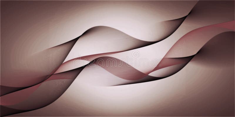 Rose Gold Color Wavy , Lighted and Glossy Effect Computer Generated  Background Image for Wallpaper Design Stock Illustration - Illustration of  business, children: 158347991