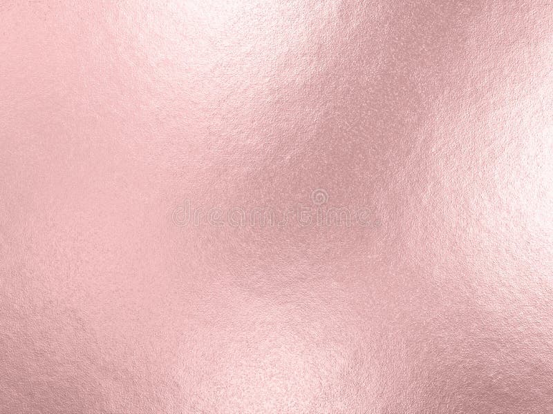 Rose gold foil background with light reflections stock illustration
