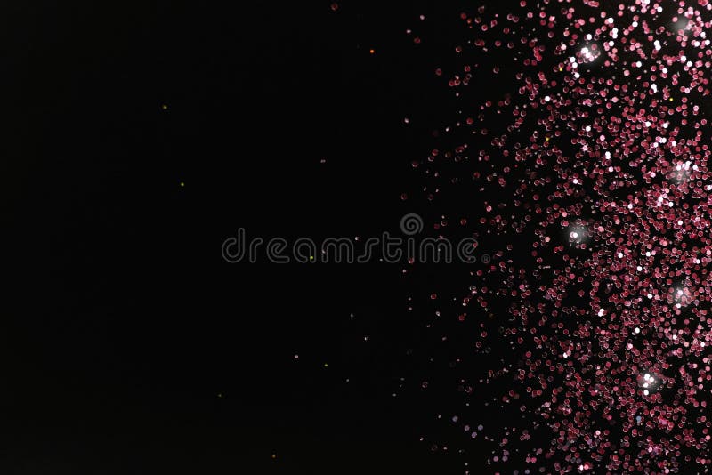 Rose Gold Black Glitter Background