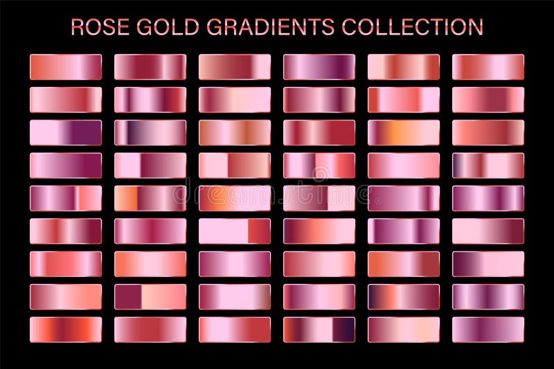 Metallic Rose Gold Color Swatch