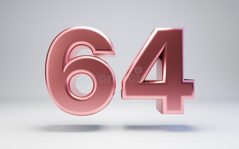 64 number 64 number