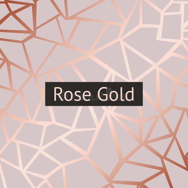 Rose gold. Vector decorative background with imitation of rose gold royalty free illustration