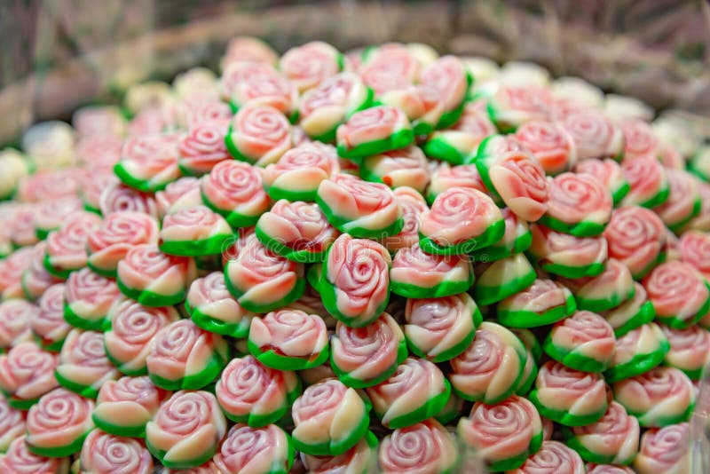 Cherry jelly fruit candy stock photo. Image of cherry 167427622