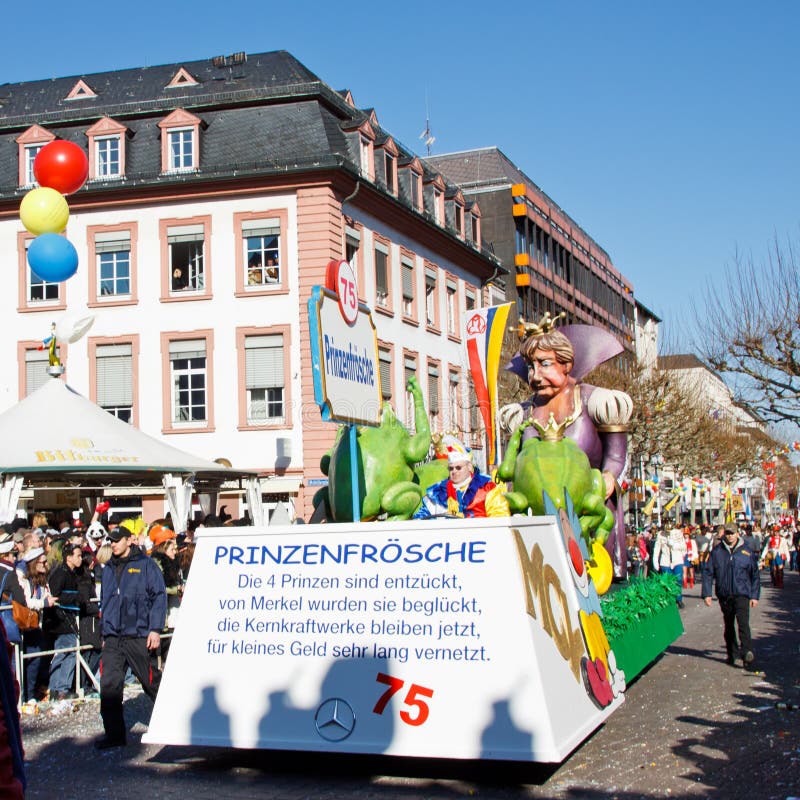 Rose Monday Parade (Rosenmontagszug) 2011 In Mainz Editorial Photo ...