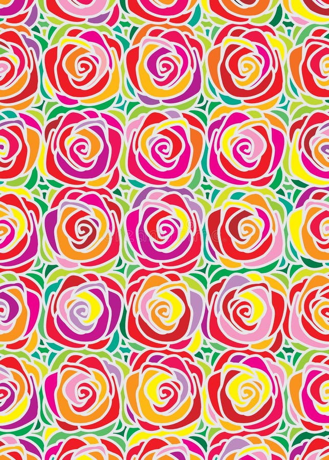 Rose Pattern royalty free illustration Rose Pattern royalty free illustration