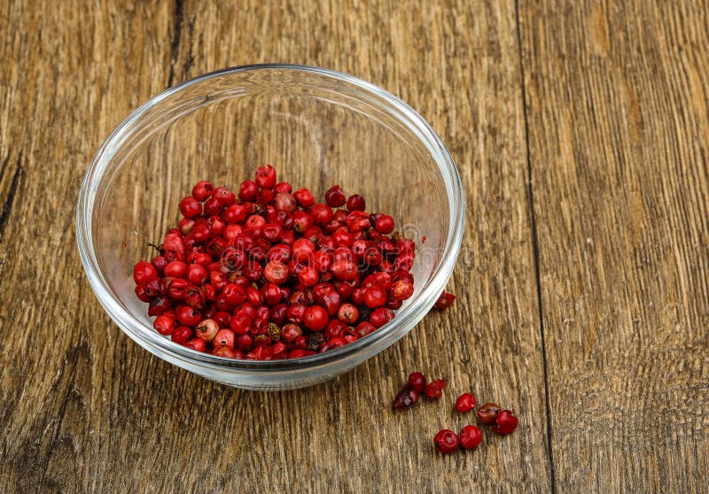 Rose Pepper, Spice Appreciated In France And Brazil Stock Image Image of aromatic, condiment