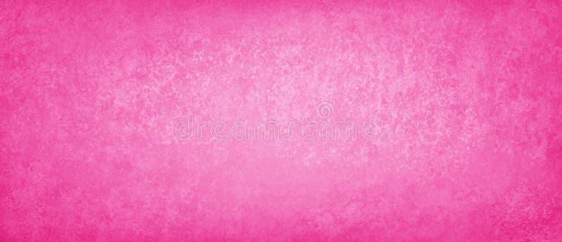Rose pink background with old distressed grunge texture pattern, elegant bright solid pink illustration for graphic art designs