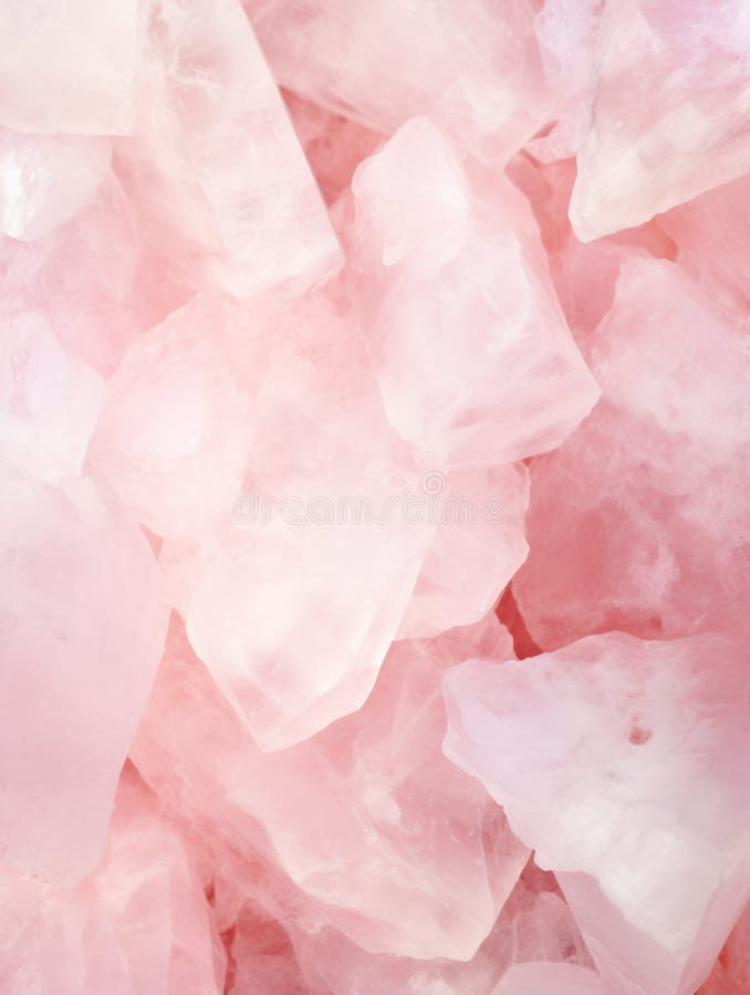 Some Pink Crystals Are On A Black Background, Pictures Of Rose Quartz  Background Image And Wallpaper for Free Download