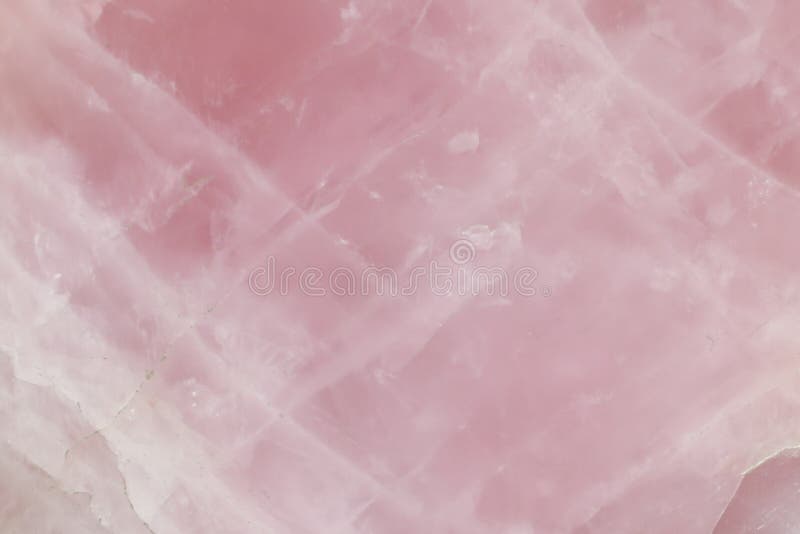 Růže křemen růžový makro z krystaly struktura obložení dlaždice.
