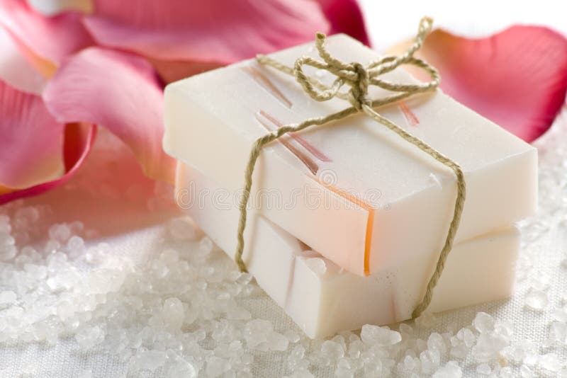 Rose scented soap stock photo. Image of background, freshness 15766714