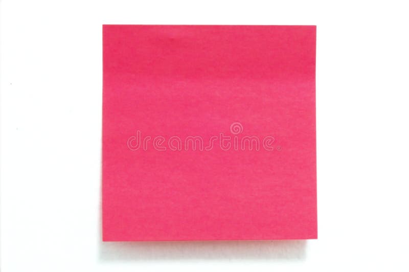 Rose simple de post-it image stock. Image du isolement - 58983467