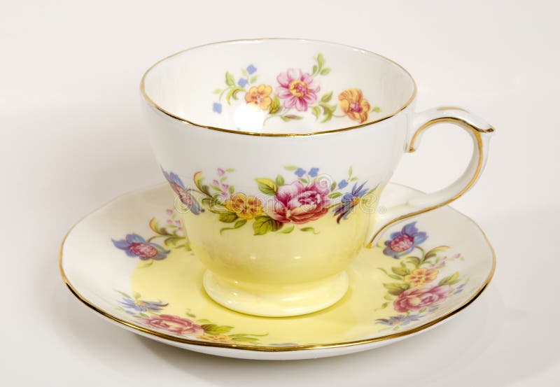 Rose tea cup