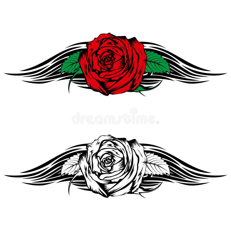 Tribal Rose Tattoo Design  IdealCutsNTats  Flickr