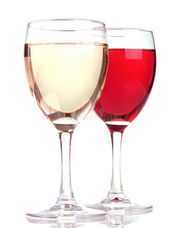 Red, Rose and White Wine in a Wine Glasses Stock Photo Image of